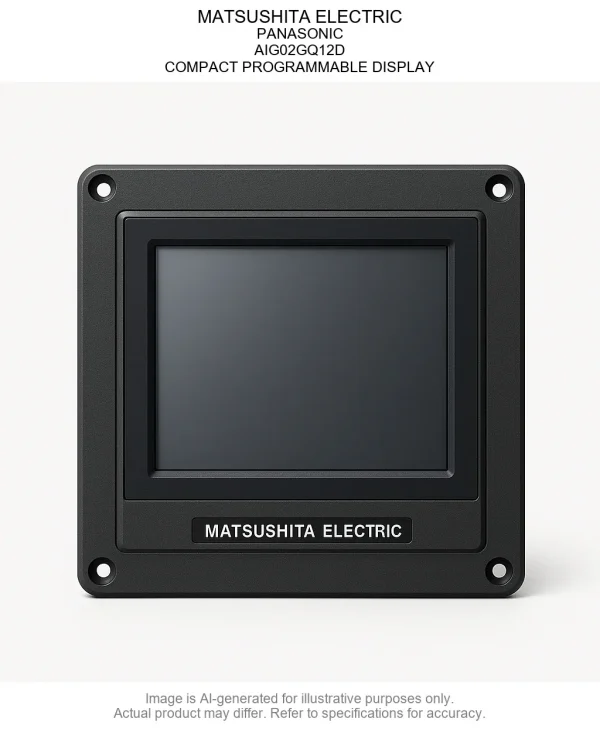MATSUSHITA ELECTRIC; PANASONIC; AIG02GQ12D; COMPACT PROGRAMMABLE DISPLAY