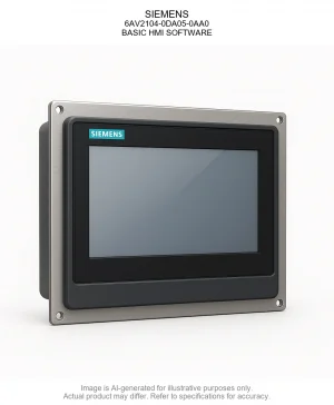 SIEMENS; 6AV2104-0DA05-0AA0; BASIC HMI SOFTWARE