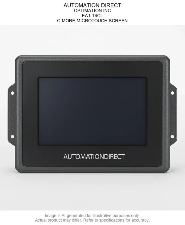AUTOMATION DIRECT; OPTIMATION INC; EA1-T4CL; C-MORE MICROTOUCH SCREEN