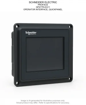 SCHNEIDER ELECTRIC; PROFACE; GP477R-EG11; OPERATOR INTERFACE