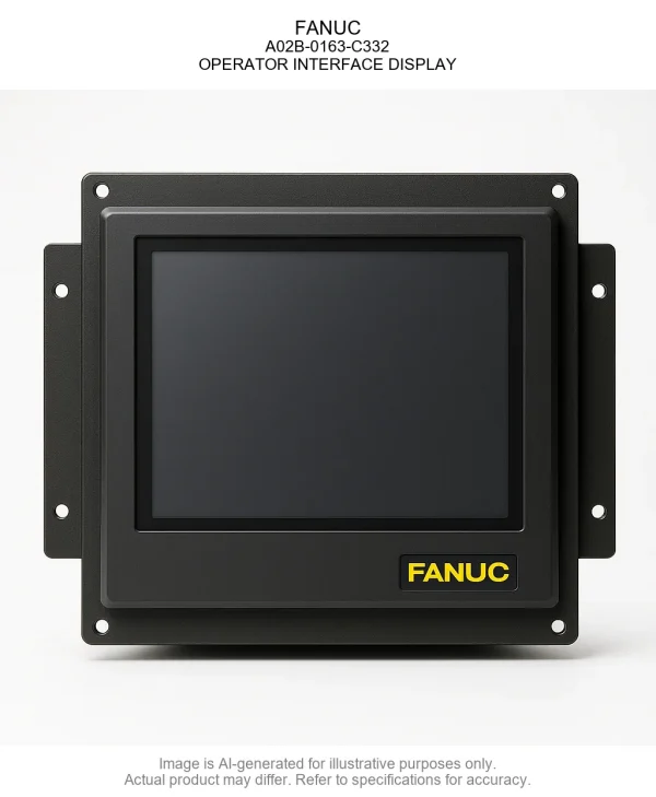 FANUC; A02B-0163-C332; OPERATOR INTERFACE DISPLAY