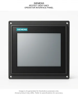 SIEMENS; 6ES7621-1AD01-0AE3; OPERATOR INTERFACE PANEL