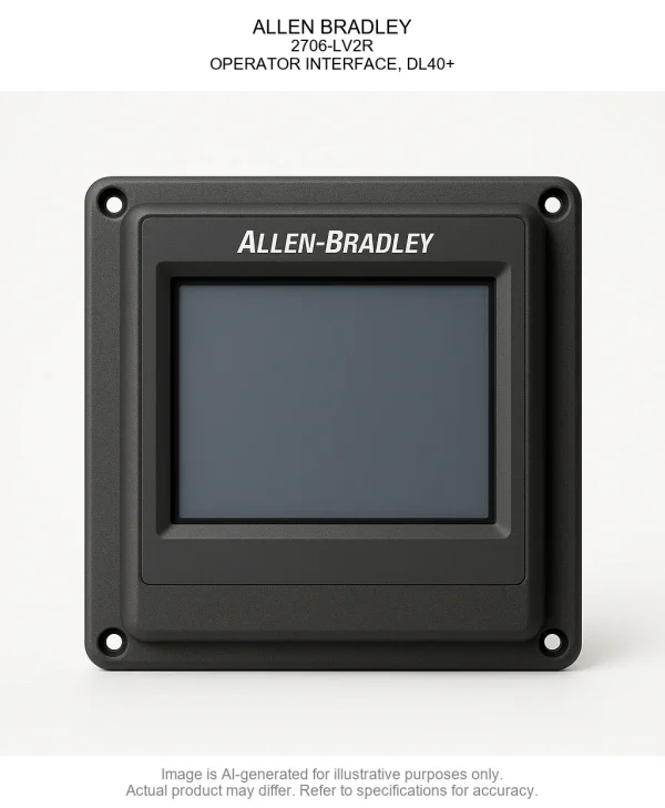 ALLEN BRADLEY; 2706-LV2R; OPERATOR INTERFACE