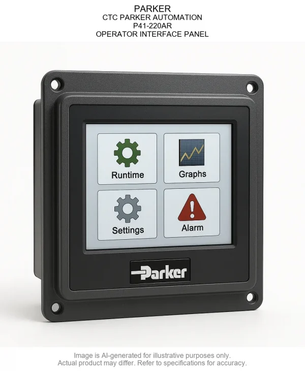 PARKER; CTC PARKER AUTOMATION; P41-220AR; OPERATOR INTERFACE PANEL