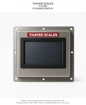 THAYER SCALES; D-41359; PC BOARD DISPLAY