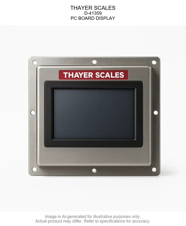 THAYER SCALES; D-41359; PC BOARD DISPLAY