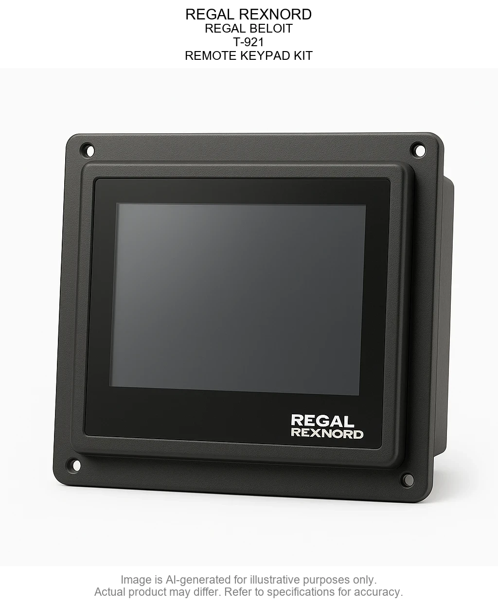 REGAL REXNORD; REGAL BELOIT; T-921; REMOTE KEYPAD KIT